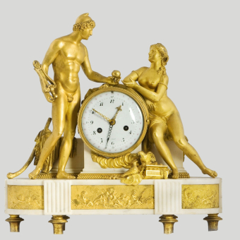 Часы "Суд Париса", Франция, XVIII век 
