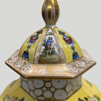 ​Ваза с галантными сюжетами, Германия, Саксонская фарфоровая мануфактура, XIX век