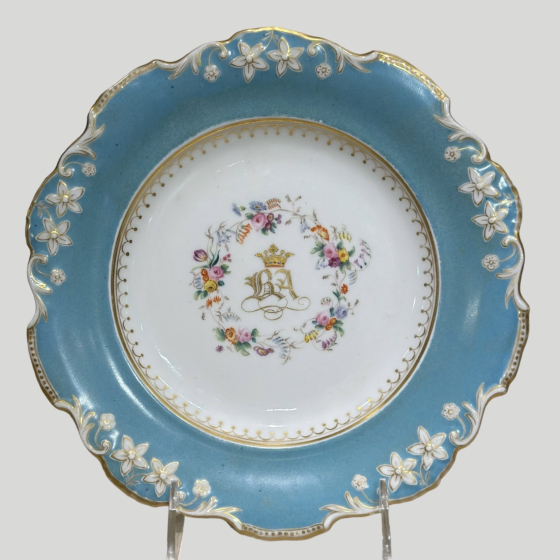 Тарелка с великокняжеской короной, Россия, ИФЗ, 1825-1855-е гг.