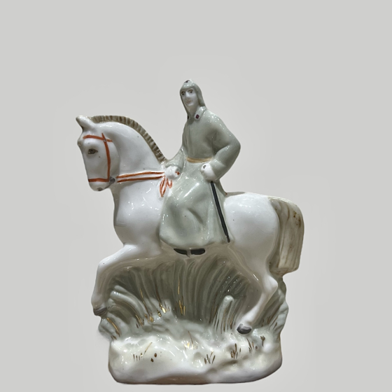 ​Скульптура "Красноармеец на коне", СССР, ЛФЗ, 1937г., Данько Н. Я.