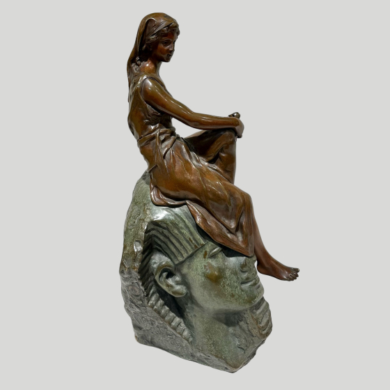 Скульптурная композиция "Молодая египтянка", Западная Европа, 1920-е гг., А. Бофилл