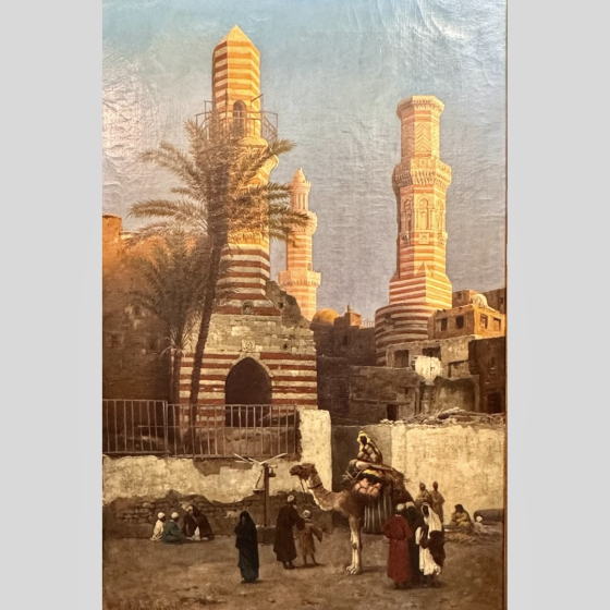 Фрош К.Х., Вид Каира, 1889 г. Фрош К.Х., Вид Каира, 1889 г.