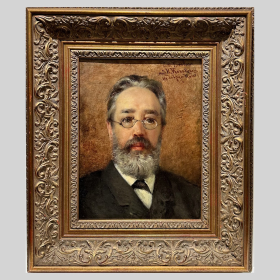 Маковский К.Е., портрет Головина Е.А., кон. XIX века Маковский К.Е., портрет Головина Е.А., кон. XIX века