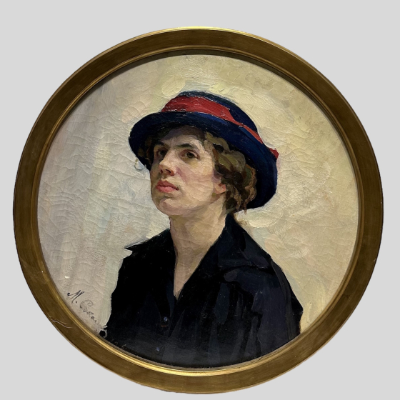 Соколов М.Г., Женский портрет, 1914 г. Соколов М.Г., Женский портрет, 1914 г.