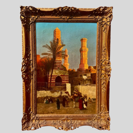 Фрош К.Х., Вид Каира, 1889 г. Фрош К.Х., Вид Каира, 1889 г.