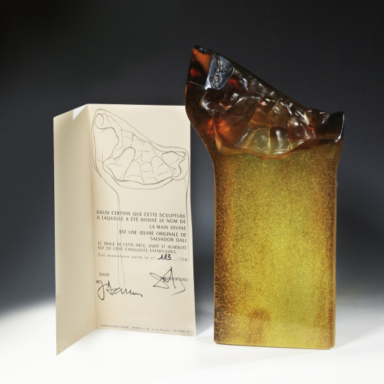 Структура "Божественная рука", фирма "Daum", 1972 г., С. Дали Структура "Божественная рука", фирма "Daum", 1972 г., С. Дали
