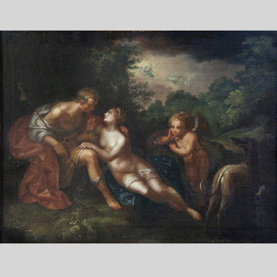 К. Нетчер, "Венера и Дионис", XVII век К. Нетчер, "Венера и Дионис", XVII век