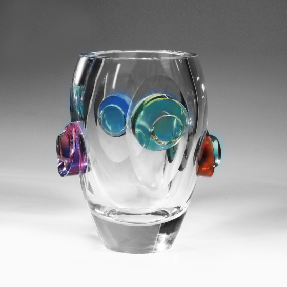 Ваза "Galaxy", Чехия, фирма "Moser", XXI век, Р. Рубичик Ваза "Galaxy", Чехия, фирма "Moser", XXI век, Р. Рубичик