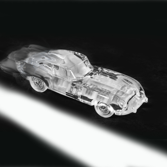 Модель автомобиля "​Jaguar Type-E", Франция, фирма "Daum", XX век