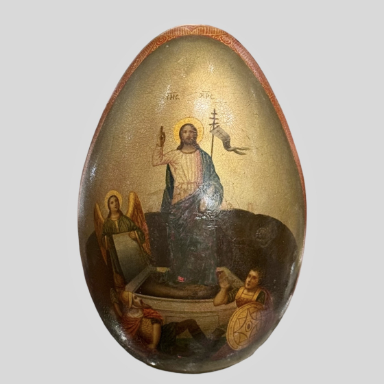 Пасхальное яйцо, Россия, фабрика Лукутина, XIX век