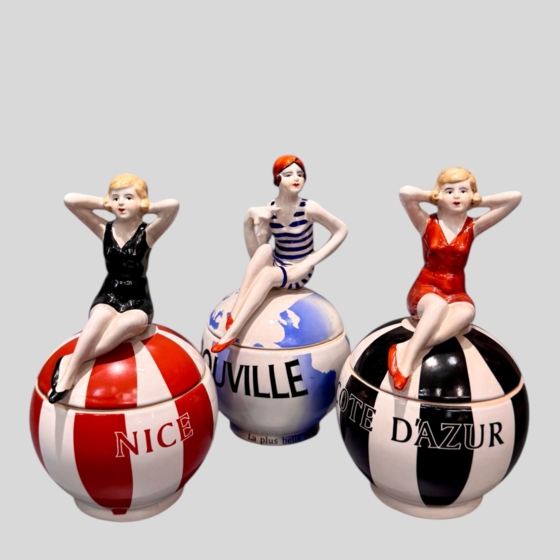 Комплект из 3-х шкатулок в стиле ар-деко, Франция, 1920-е гг.