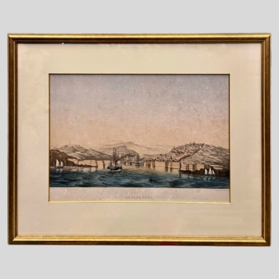 ​Литография «Севастополь», Франция, 1860-е гг.