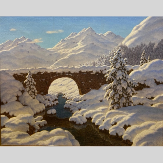 Шультце И.Ф., «Зимний солнечный день», 1920-1930-е гг.