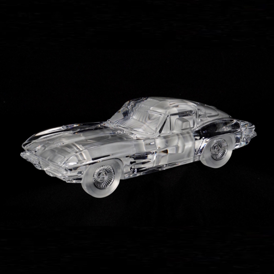 Модель автомобиля "The Corvette Stingray", Франция, фирма "Daum", 1987 г., К. Фроссарт