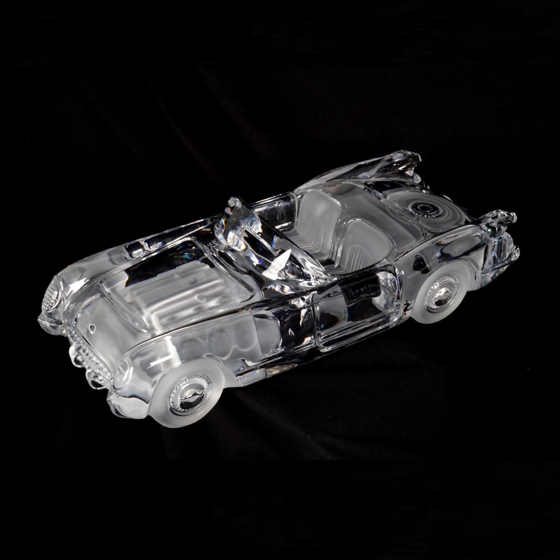 ​Модель автомобиля "53 Corvette Convertible", Франция, фирма "Daum", 1987 г., К. Фроссарт