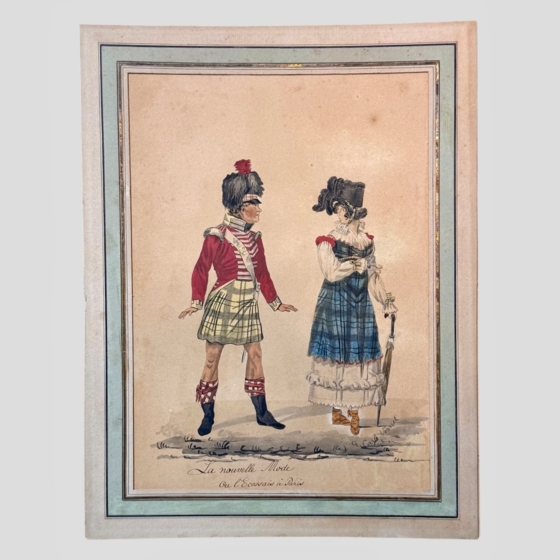 ​К. Верне, "Новая мода, или шотландец в Париже" Франция, 1815 г.