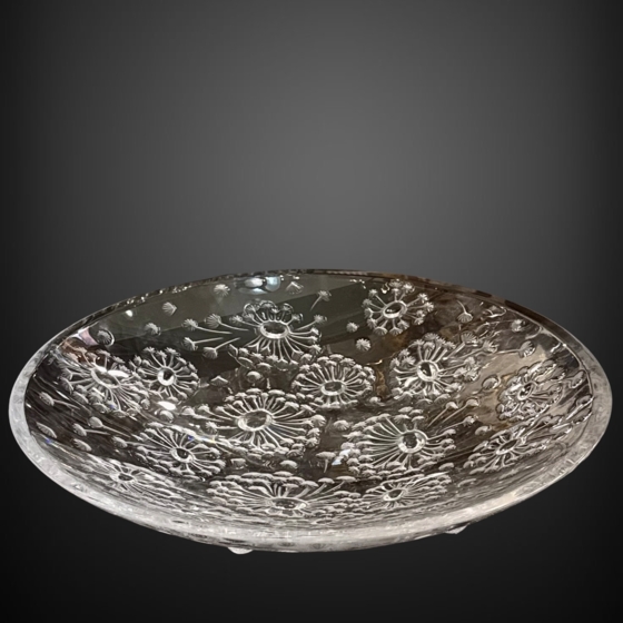 Ваза с узором одуванчика, Франция, фирма "Lalique", XX век 