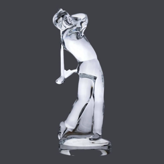 ​Скульптура "Гольфист", Франция, фирма "Баккара", XX век