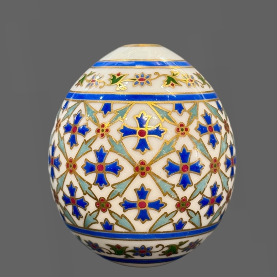 ​Пасхальное яйцо с орнаментом, Россия, ИФЗ, XIX век