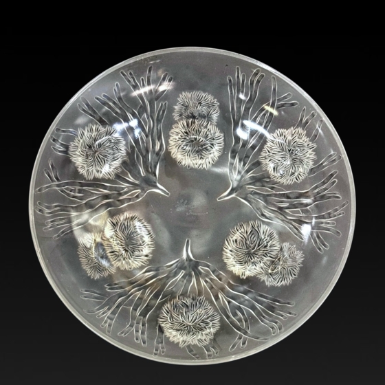 ​Ваза для фруктов «Водоросли и морские ежи», Франция, фирма "Сабино", 1930-е гг.