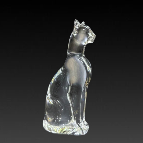 ​Скульптура «Египетская кошка», Франция, фирма "Баккара", XX век