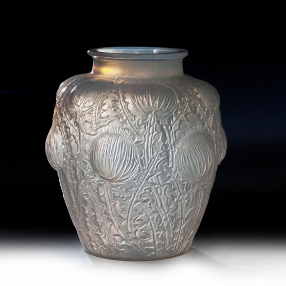 Ваза "Домреми", Франция, фирма "Лалик", 1926-1930-е гг. Р. Лалик