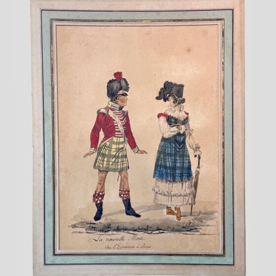 ​К. Верне, "Новая мода, или шотландец в Париже" Франция, 1815 г.