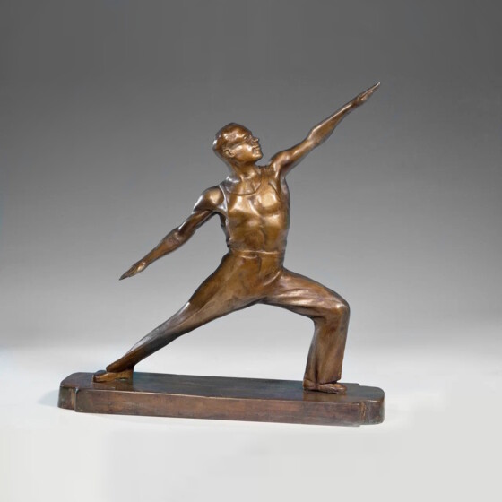 Скульптура "Гимнаст", СССР, завод "Монументскульптура", 1963 г., Янсон-Манизер Е.А. 