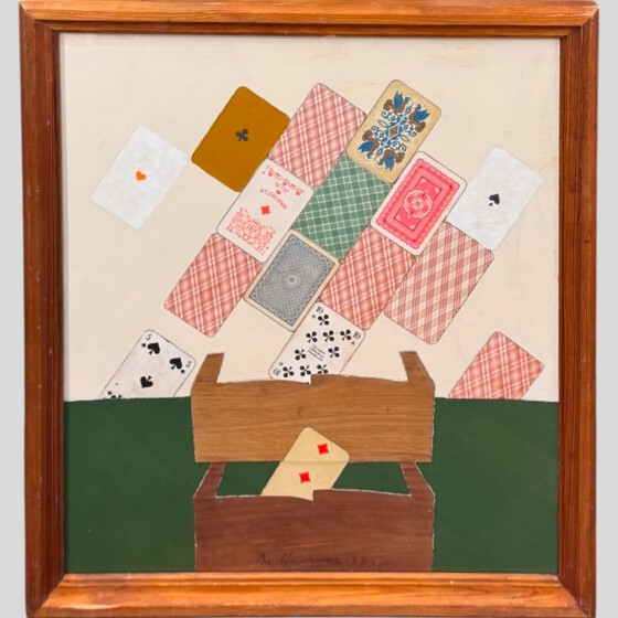 Немухин В.Н., "Карточный дождь", ​1997 год