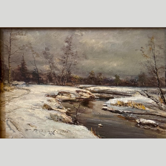 Радимова​ Т.П., Весенний пейзаж, 1957 г.