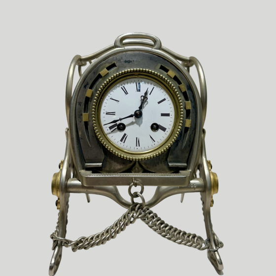 ​Часы кабинетные с подковой, Франция, 1880 – 1890-е гг.