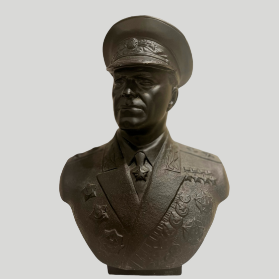 Бюст "Жуков Г.К", СССР, Каслинский завод, 1988 г.