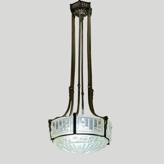 ​Люстра, Франция, фирма "Этье-Винсент", 1932 г.