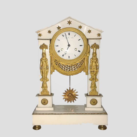 Часы каминные, Франция, кон. XVIII – нач. XIX вв.