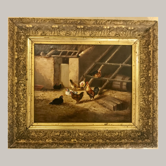 "На птичьем дворе", XIX век