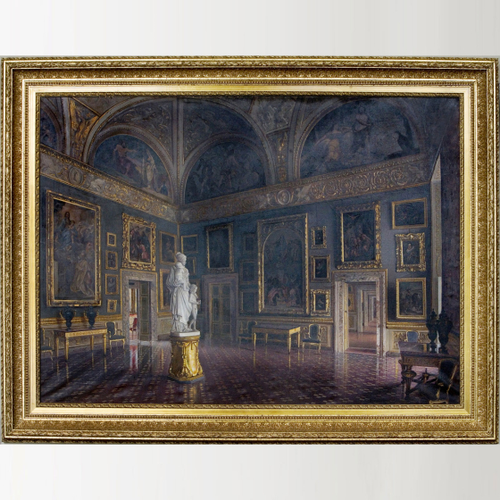Корси С., "Интерьер зала Илиада в Палаццо Питти", XIX век