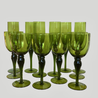 ​Набор бокалов для вина, Италия, 1970-е гг.