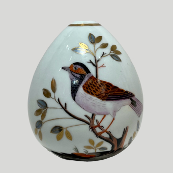 Яйцо пасхальное с птицей на ветке, Россия, XIX век