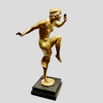 Скульптура «Танцовщица», Германия, завод «Гладенбека», 1900-е гг., Р. Маркус