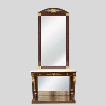 Зеркало и консоль, Франция, 1800-е гг.