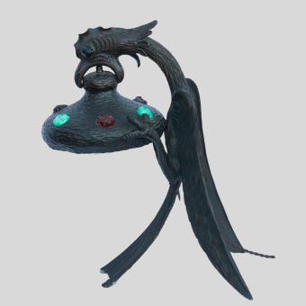 Лампа настольная в виде грифона, Россия, нач. XX века