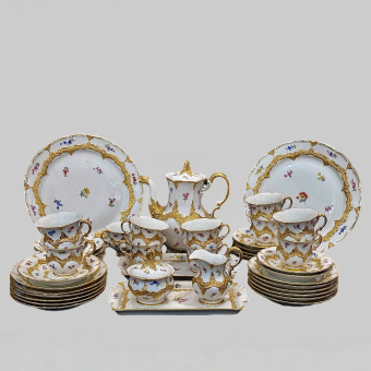 Чайный сервиз, Германия, мануфактура