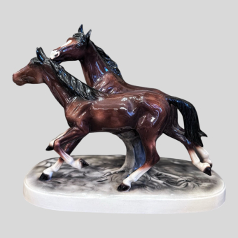 Скульптурная композиция «Бегущие кони», Германия, мануфактура