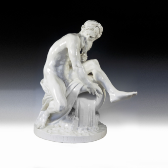 Скульптура «Бог реки», Россия, Мастерская ЦУТР барона Штиглица, XX век.