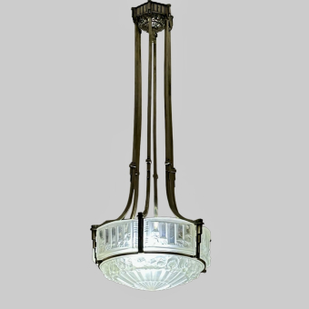 ​Люстра, Франция, фирма "Hettier&Vincent", 1932 г.