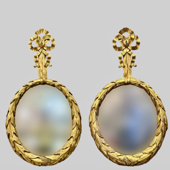 Парные настенные зеркала, Западная Европа, XIX век