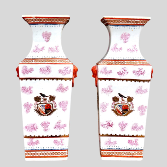 Вазы парные, Китай, XX век