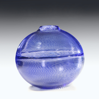 Сферическая ваза "Incalmo", Германия, Школа стекла в Цвизеле, 2004 г.