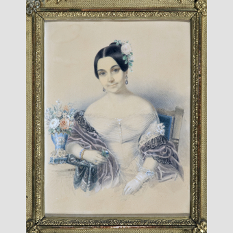 Портрет Марии Терезии Турн-и-Таксис, 1840-е гг.