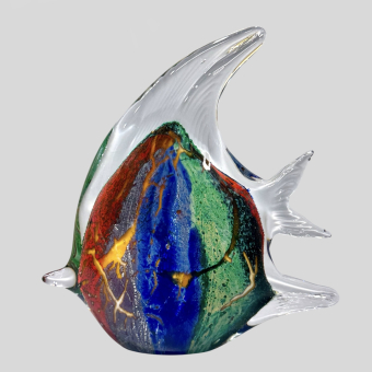 Разноцветная скульптура рыбы, Италия, XX век